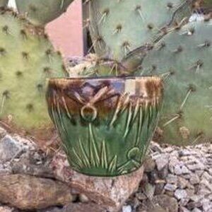 Vintage Roseville Robinson Ransbottom RRP Pottery Planter Jardiniere, 6 "